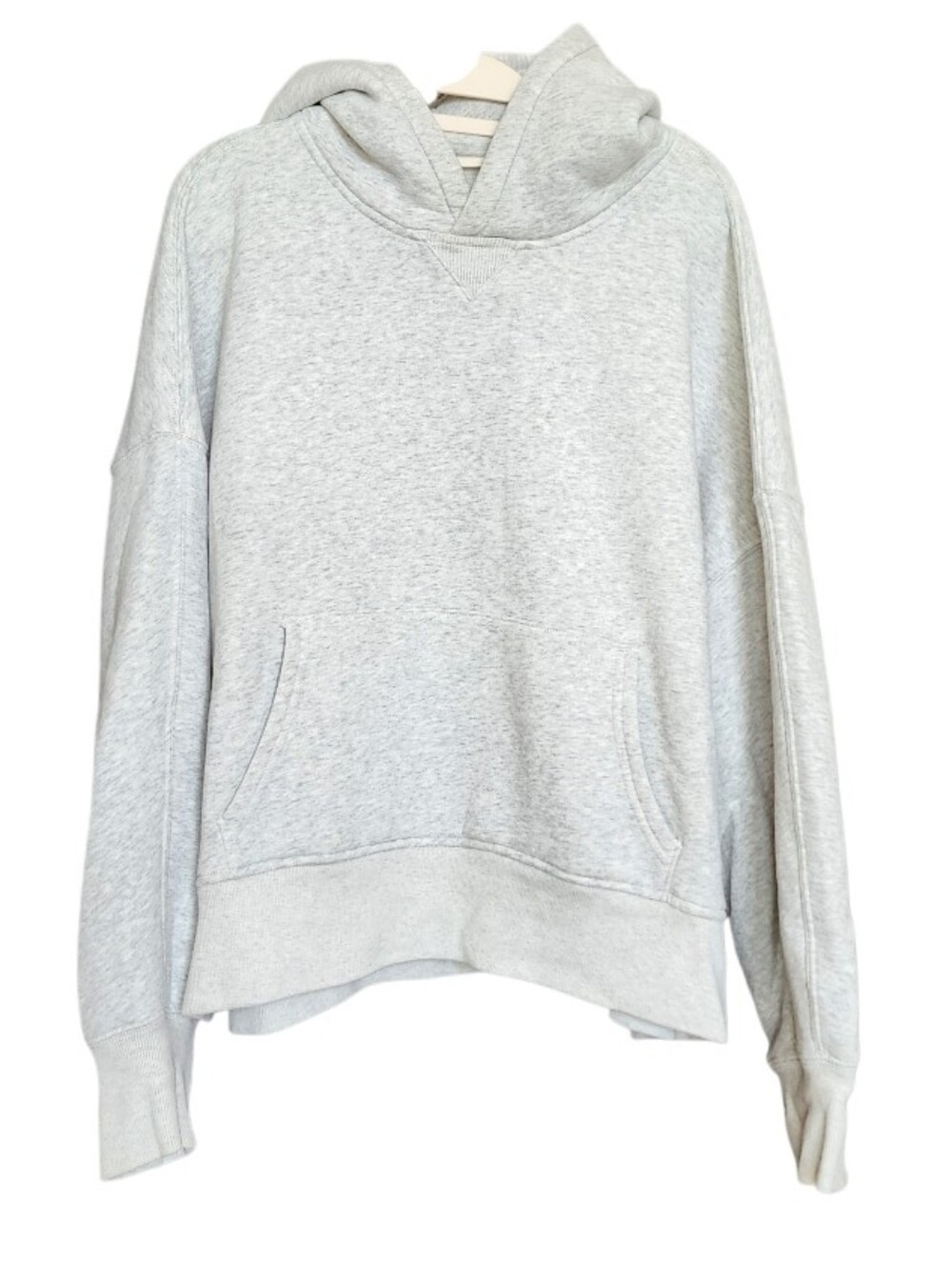 Abercrombie & Fitch Light Gray Pullover Hoodie